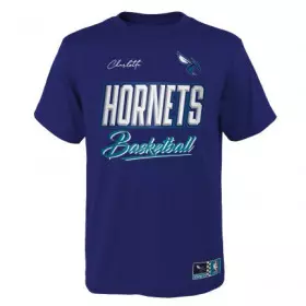 T-shirt NBA Charlotte Hornets Outerstuff Court vs Track Morado para nino