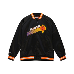Veste NBA Phoenix suns Mitchell & Ness Lightweight satin Noir