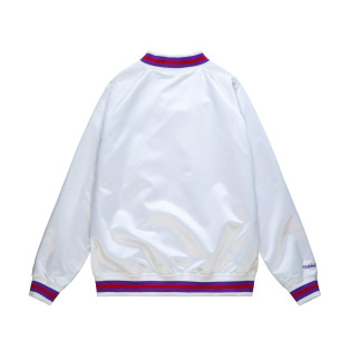 Jacket NBA NBA Toronto Raptors Mitchell & Ness Lightweight satin Blanco para hombre