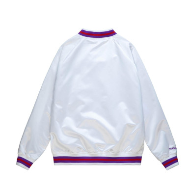 Men's Mitchell & Ness Lightweight satin Jacket NBA Toronto Raptors White