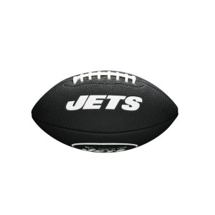 Mini balon de futbol americano NFL New York Jets Wilson NFL Soft touch team negro