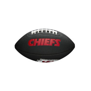 Mini balon de futbol americano NFL Kensas City Chiefs Wilson NFL Soft touch team negro