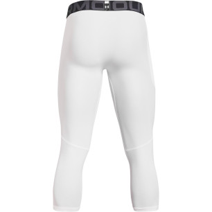 Legging de compression 3/4 Under Armour Heatgeat Blanc pour homme