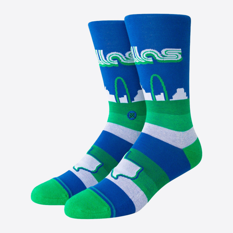 Chaussettes NBA Dallas Mavericks City Edition 23 Bleu Chaussettes NBA Dallas Mavericks City Edition 23 Bleu