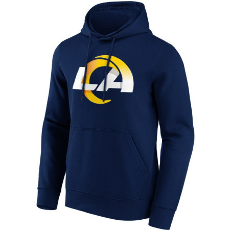 Sweat à capuche NFL Los Angeles Rams Fanatics Prima Logo Bleu