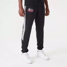 Pantalone NBA New Era Script Jogger negro para hombre