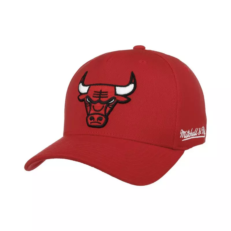Casquette NBA Chicago Bulls Mitchell & ness Dropback Solid Snapback Rouge