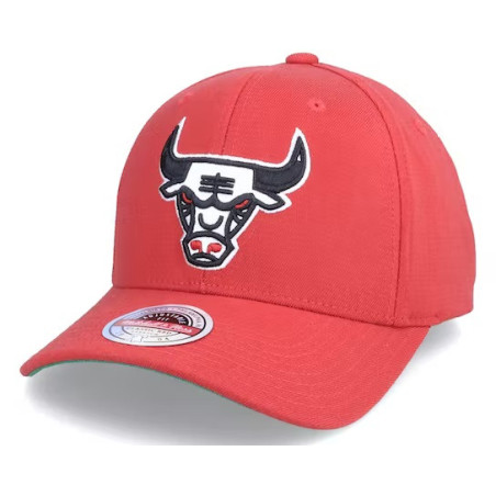 Gorra NBA Chicago Bulls Mitchell & ness Team Ground Stretch Snapback Rojo