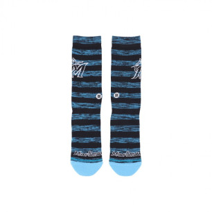 Calcetin MLB Miami Marlins Stance Twist Crew Negro