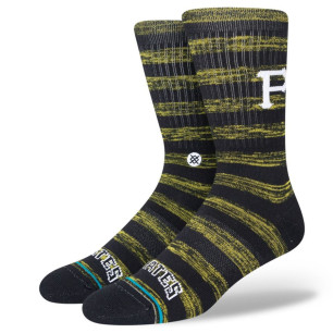 Stance Twist Crew MLB Sock Pittsburgh Pirates Black