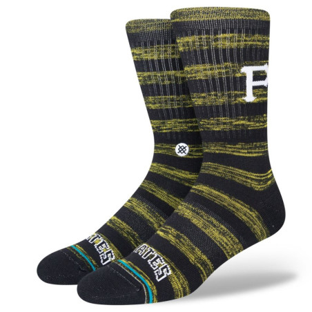 Stance Twist Crew MLB Sock Pittsburgh Pirates Black