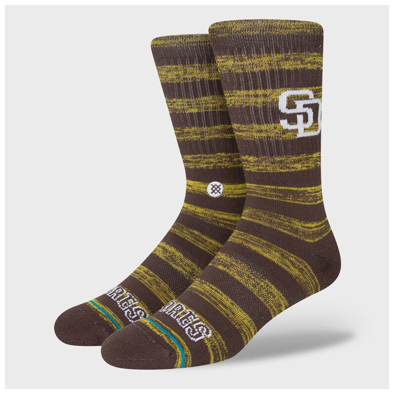 Chaussettes MLB San Diego Padres Stance Twist Crew Marron Chaussettes MLB San Diego Padres Stance Twist Crew Marron