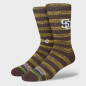 Calcetin MLB Diego Padres Stance Twist Crew Maroon