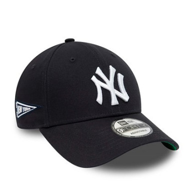 New Era Team Side Patch 9Forty hat MLB New York Yankees Navy