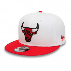 Casquette NBA Chicago Bulls New Era White Crown Patches 9Fifty Blanc