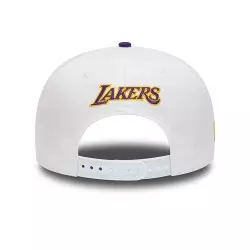 Gorra NBA Los Angeles Lakers New Era White Crown Patches 9Fifty Blanco
