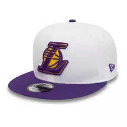 Gorra NBA Los Angeles Lakers New Era White Crown Patches 9Fifty Blanco