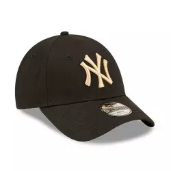 Gorra MLB New York Yankees New Era League Essential 9Forty negro oro para nino