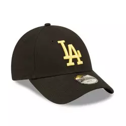 Gorra MLB Los Angeles Dodgers New Era League Essential 9Forty negro oro para nino