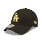 Gorra MLB Los Angeles Dodgers New Era League Essential 9Forty negro oro para nino Gorra MLB Los Angeles Dodgers New Era League Essential 9Forty negro oro para nino