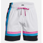 Short de natacion Under Armour Baseline Blanco