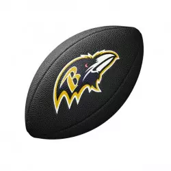Mini Ballon de Football Américain NFL Baltimore Ravens Wilson Soft touch logo Noir