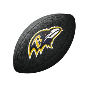 Wilson NFL Soft touch team logo Mini Ball Baltimore Ravens black