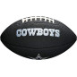 Mini Ballon de Football Américain NFL Dallas Cowboys Wilson Soft touch logo Noir