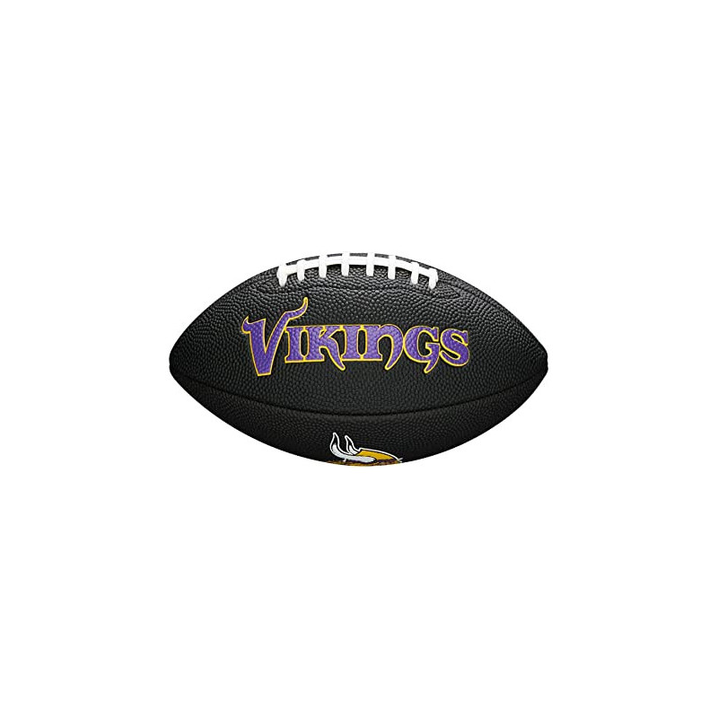 Wilson NFL Soft touch team logo Mini Ball Minnesota Vikings black