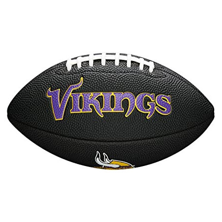 Wilson NFL Soft touch team logo Mini Ball Minnesota Vikings black