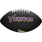 Mini balon de futbol americano NFL Minnesota Vikings Wilson NFL Soft touch team negro