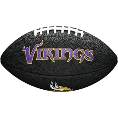 Wilson NFL Soft touch team logo Mini Ball Minnesota Vikings black