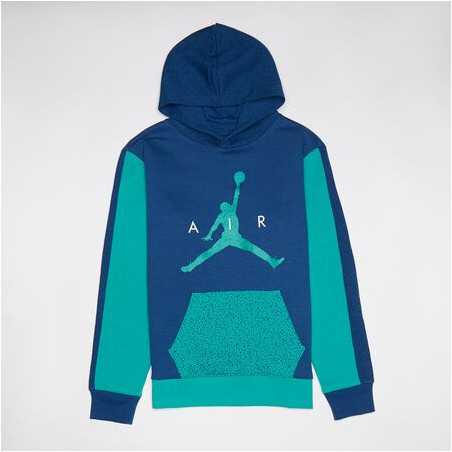 Youth's Jordan Air Speckle Fleece Hoody Bleu