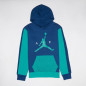 Sudadera Jordan Air Speckle Fleece azul para nino