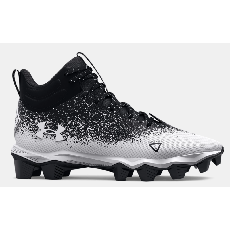 Men's Under Armour Spotlight RM Molded Football Cleats Black Men's Under Armour Spotlight RM Molded Football Cleats Black
