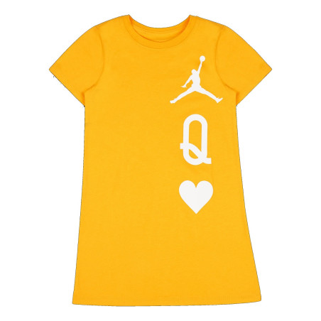 Robe Jordan Mini me Jaune pour fille