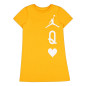 Robe Jordan Mini me Jaune pour fille