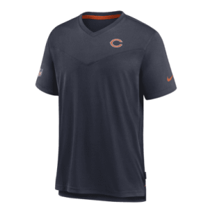 Men's Nike top Coach UV T-shirt NFL Chicago Bears Navy