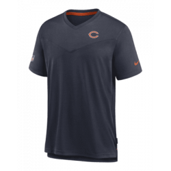 T-shirt NFL Chicago Bears Nike Logo top Coach UV Azul para hombre