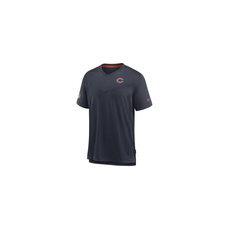 Men's Nike top Coach UV T-shirt NFL Chicago Bears Navy