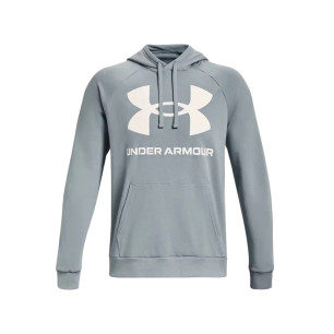 Men's Under armour Rival Fleece Big Logo Hoodie Blue