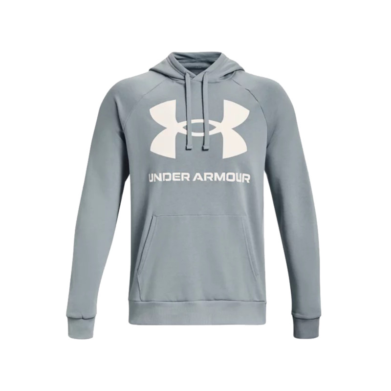 Men's Under armour Rival Fleece Big Logo Hoodie Blue