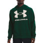 Sweat à capuche Under armour Rival Fleece Big Logo Vert