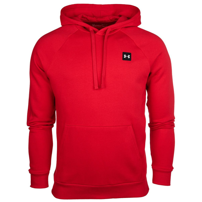 Men's Under armour Rival Fleece PO Hoodie Red