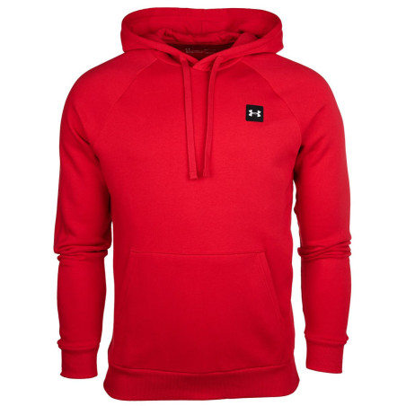 Men's Under armour Rival Fleece PO Hoodie Red