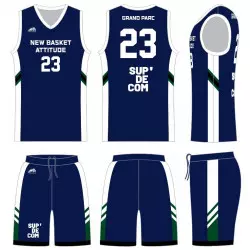 Maillot et Short de Basket-ball Personnalisés Sportland Pro Game