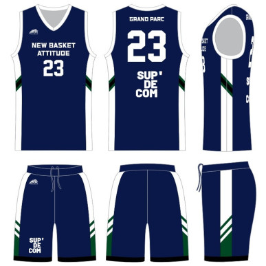 Camiseta y Short de Baloncesto Personalizados Sublimación Equipo | Sportland Pro Game