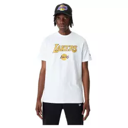 T-Shirt NBA Los Angeles Lakers New Era Team logo 2 Blanc