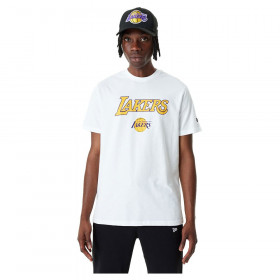 T-shirt NBA Los Angeles Lakers New Era Team logo 2 Blanco