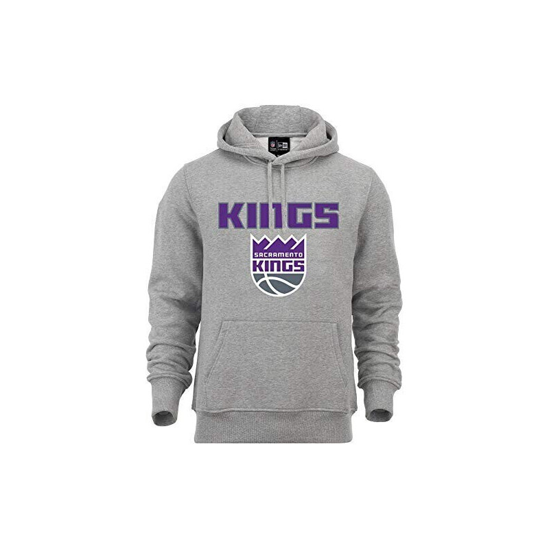 Men's New Era team logo PO Hoody NBA Sacramento Kings grey